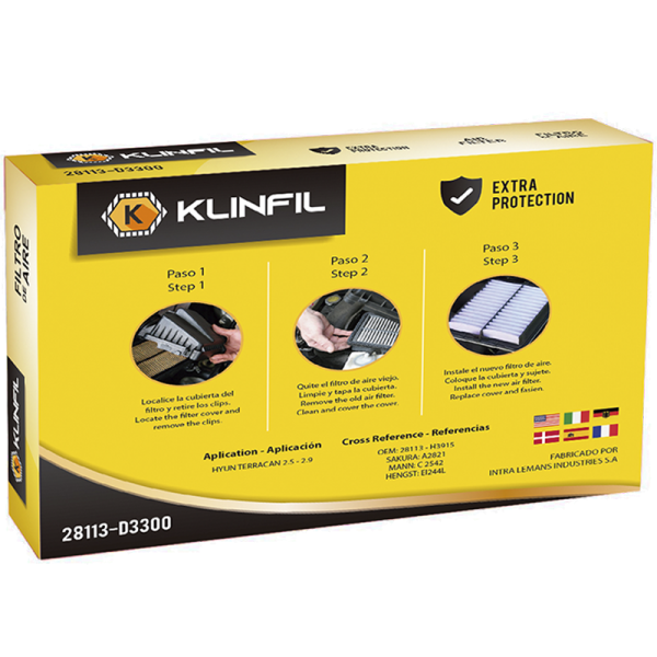 KLINFIL Filtro de Aceite - Intra Lemans Industries S.A.